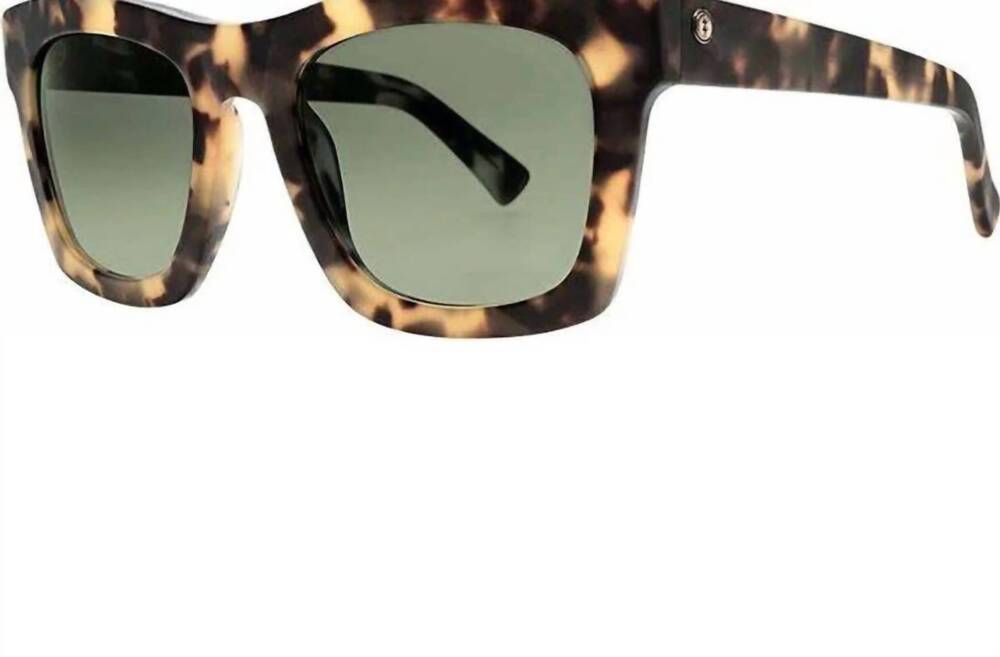 NEW ELECTRIC LABEL men's crasher 53mm sunglasses in matte tortoise grey